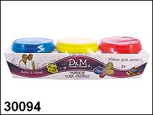 Масса для лепки (неон) (3цв) (85гр) (30094) (Делай с мамой)