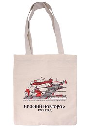 Сумка-шоппер Чкаловская лестница (Нижний Новгород) (106-2-76-1)