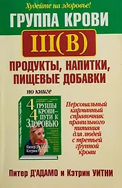 Группа крови 3 Продукты, напитки, пищевые добавки