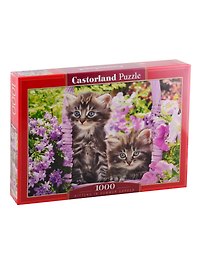 Пазл «Котята в саду» 1000 элементов, Castorland