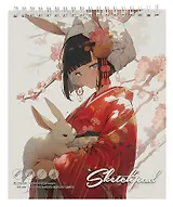 Скетчбук 168*195 30л "Аниме" белый офсет, 120г/м2, спираль