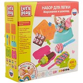Набор для лепки ТМ Let`s play/Лэтс плэй Мороженое и шоколад, 25см 36738 - 0