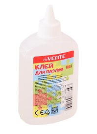 Клей для пазлов deVENTE 115 г полимерный, в пластиковой бутылочке с дозатором и съемным колпачк