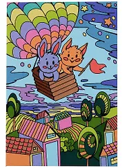 Набор для творчества LORI. Картина по номерам "Первооткрыватели"