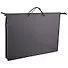 Папка на молнии А3 для бумаг пластик, с ручками, серая, Спейс - 0