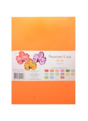 Фоамиран Рукоделие (F2-02) (апельсин) (5 листов) (2мм) (21х29,7см) (упаковка)