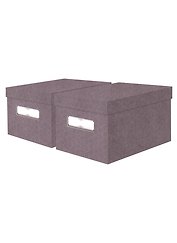 Короб S "Pastel Shadow" 15*18*27см, кашированный трехслойный гофро картон. Набор 2 шт.