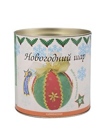 Набор для творчества, Волшебная мастерская, Кинусайга Новогодний шар большой КН-Ш2