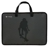 Папка для тетрадей А4 "SKATE LIFE " 33*26*7,5см молния, пластик