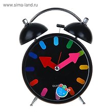 Будильник Черточки разноцветные (17,5х11,5) (1056426)
