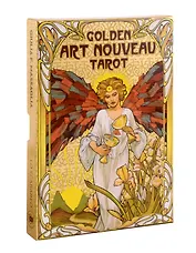 Старшие Арканы Золотое Таро Арт Нуво (22 карты + инструкция)