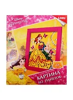 Набор для творчества LORI Картина из пайеток Disney Принцесса Белль Апд-013