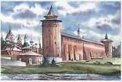 Открытка "Коломна. Маринкина башня"