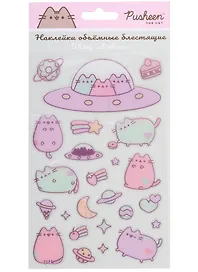 Наклейки для тетрадей «Pusheen», 1 лист, Academy Style в ассортименте