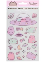 Наклейки объёмные "Pusheen"
