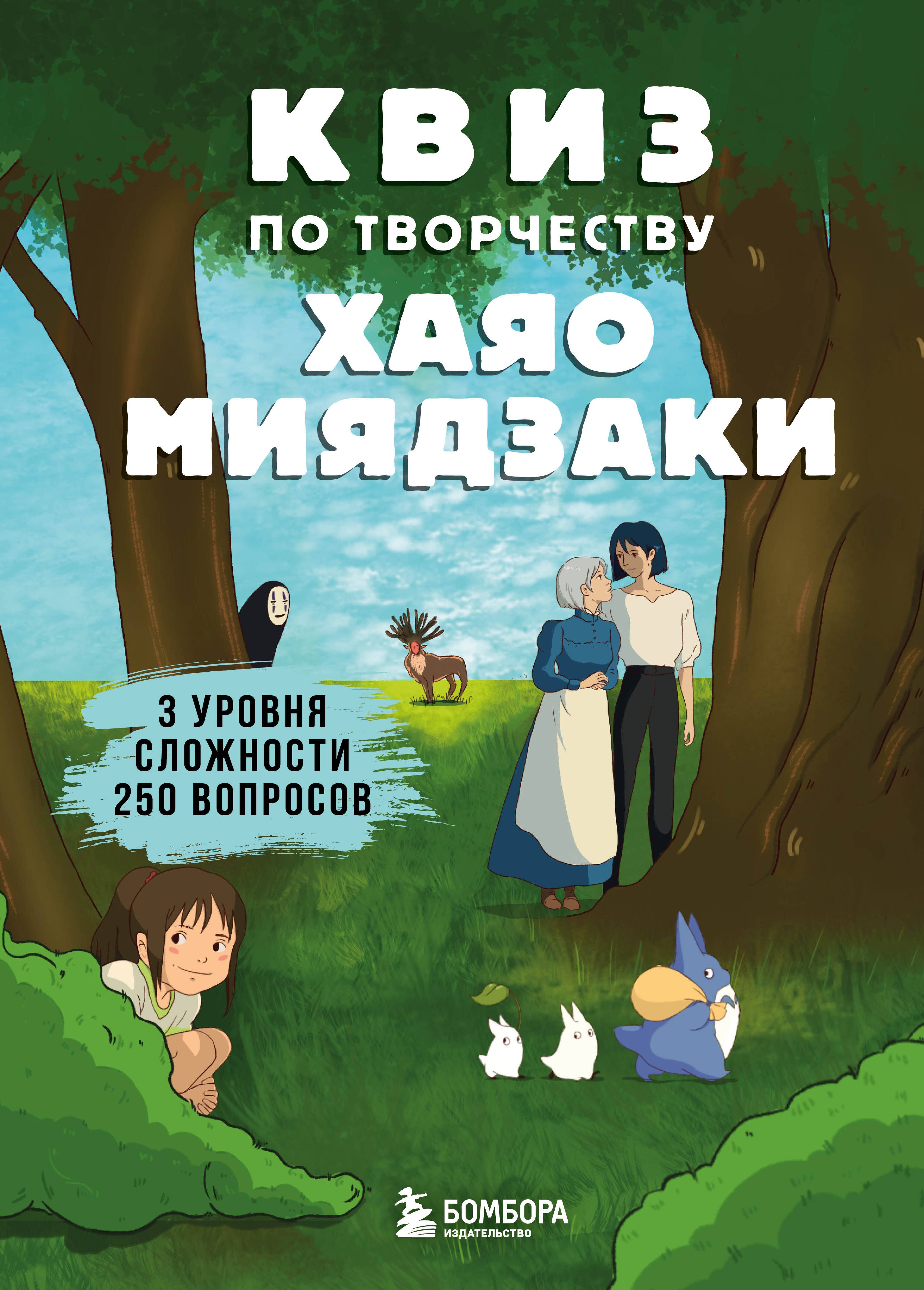 

КВИЗ по творчеству Хаяо Миядзаки. 3 уровня сложности, 250 вопросов