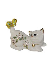 Фигурка Кошечка фарфор (149-183) (9см)