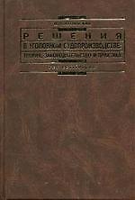 Решения в уголовном судопроизводстве: теория, законодательство и практика