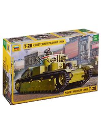 Сборная модель «Советский средний танк Т-28», ZVEZDA (3694)