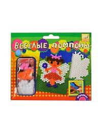 Веселые помпоны (FD080027) (C27199) (15х18см) (6 дизайнов) (Fancy Creative) (набор д/творчества) (3+) (упаковка)