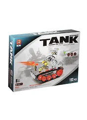 Конструктор металлический Супертанк 193 дет. 00628