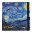 Скетчбук 200*200 80л "Винсент Ван Гог, Звёздная ночь" белый офсет 100г/м2, тв.подложка - 0