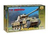 Сборная модель ЗВЕЗДА, Нем.ср.танк Пантера" 1/35 3678П"