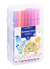 Фломастеры «FunColor» Bruno Visconti, 24 цвета
