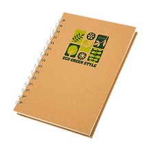 Блокнот А5 80л кл. "Tree" на спирали, жестк.обложка из крафт-бумаги., инд.уп., LEJOYS