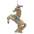 Фигурка декоративная подвесная Лошадка бежевая, 2 варианта (9х2х8) (824193) - 1