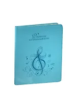 Дневник для муз.школ "Vivella-Скрипичный ключ" иск. кожа, тон.блок, тиснение, Greenwich Line