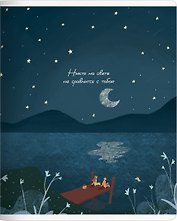 Тетрадь 48л кл. "Dreamer", пруд, карт.обл., микротекстурирование, ламинация, скрепка