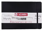Скетчбук 29,7*21 80л тчк. "Art Creation" 80г/м2, черн.тв.обл., резинка