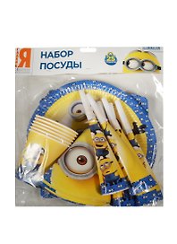 Набор бумажной посуды С днем рождения Гадкий Я (28579)