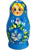 Матрешка 5 предм. "Узор", арт. С-6 (89) - 1