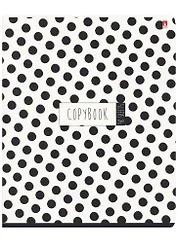 Тетрадь в клетку Альт, Black&white, 48 листов, в ассортименте