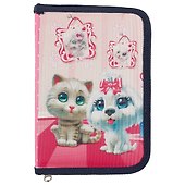 Пенал с наполнением «Sweet Pets», 17 предметов, 19.5 x 13.5 см - 1