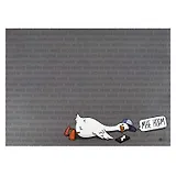 Клеенка для уроков труда "Утка" 500*700мм, ПВХ 130мкм, подвес