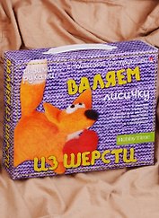 Набор д/творчества Валяем из шерсти Лисичку (2-562/07) (8+) (Hobby Time) (коробка)