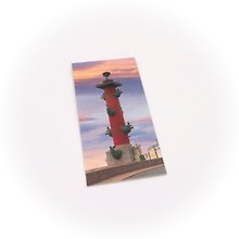 Магнитная закладка, арт. ЗМСПб-03-01, Ростральная колонна. Закат