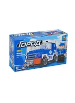 Конструктор пластмас. Город Экспресс-доставка (25206) (55дет.) (AUSINI) (6+) (коробка)