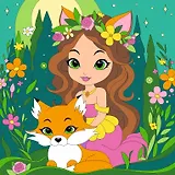 Набор для детского творчества LORI. Картина по номерам на холсте на подрамнике "Фея красоты"