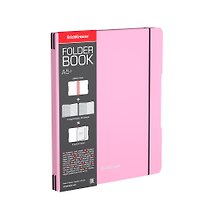 Тетрадь общая «Folder book pastel», 96 листов в клетку, А5, в ассортименте - Erich Krause