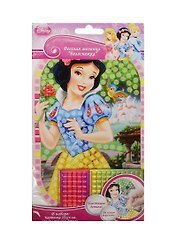 Веселая мозаика Белоснежка (25073) (21х14см) (+самокл. дет.) (Disney Принцесса) (3+) (упаковка)