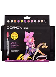 Набор маркеров Copic Ciao "Волшебницы", 12 цветов, в пенале