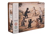 Фигурный пазл «Танцующие коты» 200 элементов, дерево, Art idea