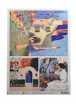 Декупажная карта Жаркий полдень (мини) (00580)