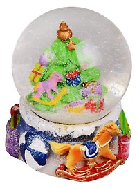 Фигурка с водяным шаром (8х6х11)