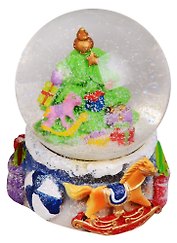 Фигурка с водяным шаром (8х6х11)