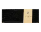 Планинг дат. 2026г. 56л "Business Premium. Grand croco" черный, 7Б, тв.переплет, настольный, иск.кожа, обл.поролон, евроспираль, съемный тонир.блок, мет.уголки, инд.уп